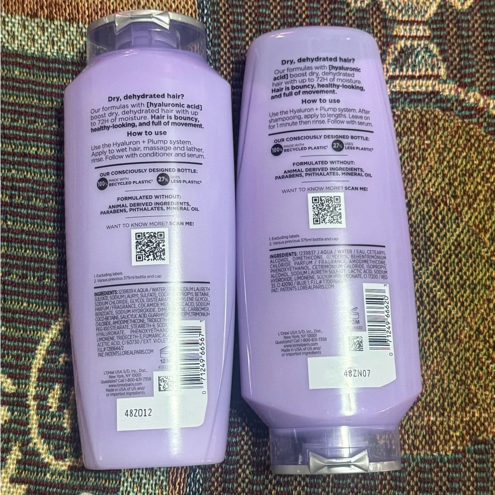 L'Oreal Elvive Hyaluron Plump Hydrating Set - Light Purple
